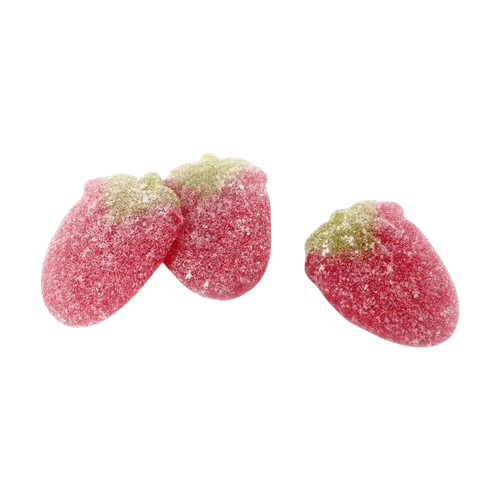 Caramelo efervescente de fresa
